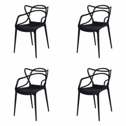 Conjunto Mesa de Jantar Rústica de Madeira Maciça com Cadeiras Allegra - 7