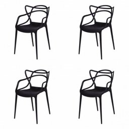 Conjunto Mesa de Jantar Rústica de Madeira Maciça com Cadeiras Allegra Preto/Marrom - 7 Conjunto Mesa de Jantar Rústica de Madeira Maciça com Cadeiras Allegra Preto/Marrom - 7