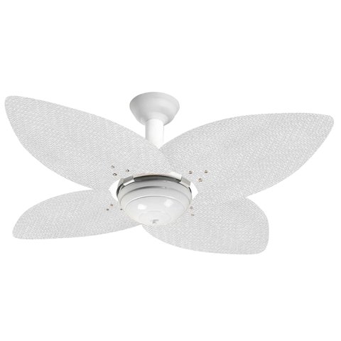 Ventilador de Teto Office Jet Aspen Venti-delta Branco Rattan Branca 220v