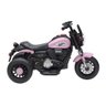 Moto Elétrica Infantil 6v Harley Triciclo Rosa Farol de Led e Sons com Música e Buzina - 5