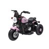 Moto Elétrica Infantil 6v Harley Triciclo Rosa Farol de Led e Sons com Música e Buzina - 1