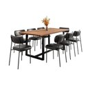 Ver imagem 2 de Conjunto Mesa de Jantar Rústica de Madeira Maciça com Cadeiras Mona Yescasa