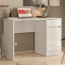 Ver imagem 1 de Escrivaninha 1 Porta 1 Gaveta Office Bélgica - Branco