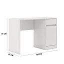 Ver imagem 2 de Escrivaninha 1 Porta 1 Gaveta Office Bélgica - Branco