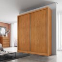Ver imagem 4 de Guarda Roupa Casal Dante 2 Portas 3 Gavetas Cinamomo - Novo Horizonte