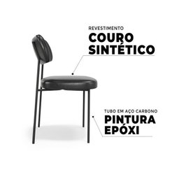 Conjunto Mesa de Jantar Rústica de Madeira Maciça com Cadeiras Mona - 11