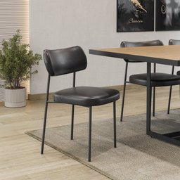 Conjunto Mesa de Jantar Rústica de Madeira Maciça com Cadeiras Mona - 10