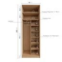 Ver imagem 5 de Guarda-Roupa Planejado Joy Nichos com Cabideiro CabeCasa MadeiraOriginals