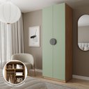 Ver imagem 3 de Guarda-roupa Modulado Joy Nichos com Cabideiro CabeCasa MadeiraOriginals