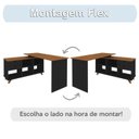 Ver mais imagens de Conjunto Home Office: Escrivaninha 6142 e Estante 6195