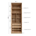 Ver imagem 5 de Guarda-roupa Modulado Joy com Gaveteiro CabeCasa MadeiraOriginals