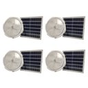 Ver imagem 4 de Luminaria Solar Kit 4 Unid 300w Sobrepor Potente Controle Luz Garagem 3 Cores Led Iluminação Casa Va