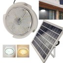 Ver imagem 5 de Luminaria Solar Kit 4 Unid 300w Sobrepor Potente Controle Luz Garagem 3 Cores Led Iluminação Casa Va