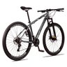 Bicicleta Aro 29 Quadro 17 Alumínio 24 Marchas Freio Disco Mecânico Aluminum Grafite/Preto - Raider - 6