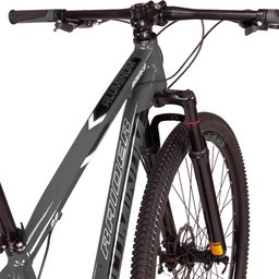 Bicicleta Aro 29 Quadro 17 Alumínio 24 Marchas Freio Disco Mecânico Aluminum Grafite/Preto - Raider - 7