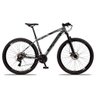 Bicicleta Aro 29 Quadro 17 Alumínio 24 Marchas Freio Disco Mecânico Aluminum Grafite/Preto - Raider - 2