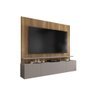 Painel Intense Tv Até 75'' 3 Portas Marrom E Bege - 6