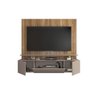 Painel Intense Tv Até 75'' 3 Portas Marrom E Bege - 4