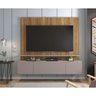 Painel Intense Tv Até 75'' 3 Portas Marrom E Bege - 5