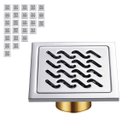 Ver imagem 1 de Ralo Inox 10x10 Kit 25 Uni Anti Odor Anti Inseto Quintal Banheiro Varanda Resistente Higienico Lavab