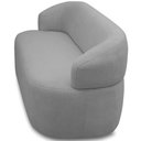 Ver imagem 6 de Sofá 3 Lugares Living Orgânico Sala de Estar 170cm Conka F05 Bouclê Cinza - Mpozenato