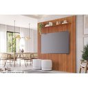 Ver imagem 3 de Painel Quarto P- Tv até 65 Pol Maragogi C- Prateleira Ripado 185x220cm Cinamomo - Permóbili
