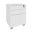 Ver imagem 1 de Gaveteiro Arquivo com Chave e Rodízio Me4148 Branco Tecnomobili