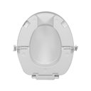 Ver imagem 5 de Assento Sanitário Elevado Astra Tae13t-k com Tampa e Trava 16,5cm Almofadado Branco