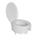 Ver imagem 2 de Assento Sanitário Elevado Astra Tae13t-k com Tampa e Trava 16,5cm Almofadado Branco