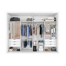 Guarda-roupa Coliseu 2 Portas 6 Gavetas - 3