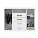 Ver imagem 3 de Cômoda para Quarto 2 Portas 4 Gavetas 1 Nicho Master