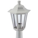 Ver imagem 5 de Balizador Clássico Branco Luminária para Jardim Lente Transparente Dital Colonial