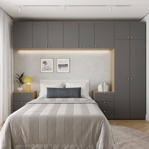 Guarda Roupa 8 Módulos 10 Portas 6 Gavetas Frame Cabecasa MadeiraMadeira  