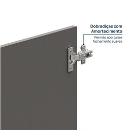 Guarda Roupa 8 Módulos 10 Portas 6 Gavetas Frame Cabecasa MadeiraMadeira   - 7