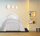 Ver imagem 1 de Cabeceira Cama Box Solteiro Provençal C Tachas Corino Branco