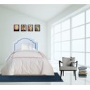 Ver imagem 4 de Cabeceira Cama Box Solteiro Provençal C Tachas Corino Branco