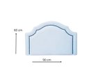 Ver imagem 2 de Cabeceira Cama Box Solteiro Provençal C Tachas Corino Branco