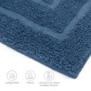 Ver imagem 4 de Tapete para Banheiro Happy Azul 40cmx60cm Kapazi