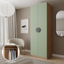 Ver imagem 3 de Guarda-Roupa Modulado Joy com Cabideiro CabeCasa MadeiraOriginals