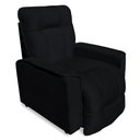 Ver imagem 1 de Poltrona Confortável Orion do Papai Reclinável em Veludo:preto