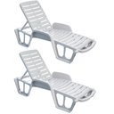 Ver imagem 1 de Conjunto com 2 Espreguiçadeiras com Encosto Reclinável