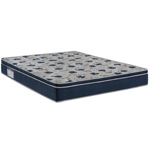 Colchão Casal Ortobom Iso 60 Ortopillow D28 Azul e Branco 138x188x28