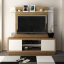 Ver imagem 1 de Estante para Home Theater 1,80m com Prateleira Superior Ho1001 Tecno Mobili - Natural/off White