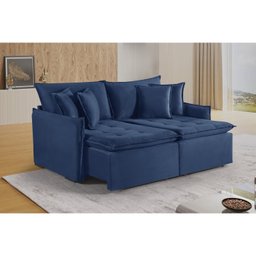 Sofá Cama Retrátil e Reclinável 200cm Ravena - 2