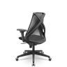 Cadeira de Escritório Bix Autocompensador Pol. Preto Enc. Preto - 2