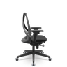 Cadeira de Escritório Bix Autocompensador Pol. Preto Enc. Preto - 1