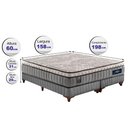Ver imagem 2 de Cama Box Queen + Colchão Molas Ensacadas Cama Inbox com Euro Pillow Frost ThermoGel 158x198x60