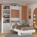 Ver imagem 1 de Cama Articulada Infantil/Juvenil com Estante Branco