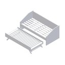 Ver imagem 4 de Bicama Infantil/Juvenil 100% MDF 195 cm Branco