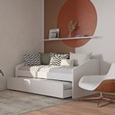 Ver imagem 1 de Bicama Babá para Quarto Infantil 100% MDF Branco